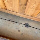 Rustic cabinet vintage fir paint original Alsace 1900s