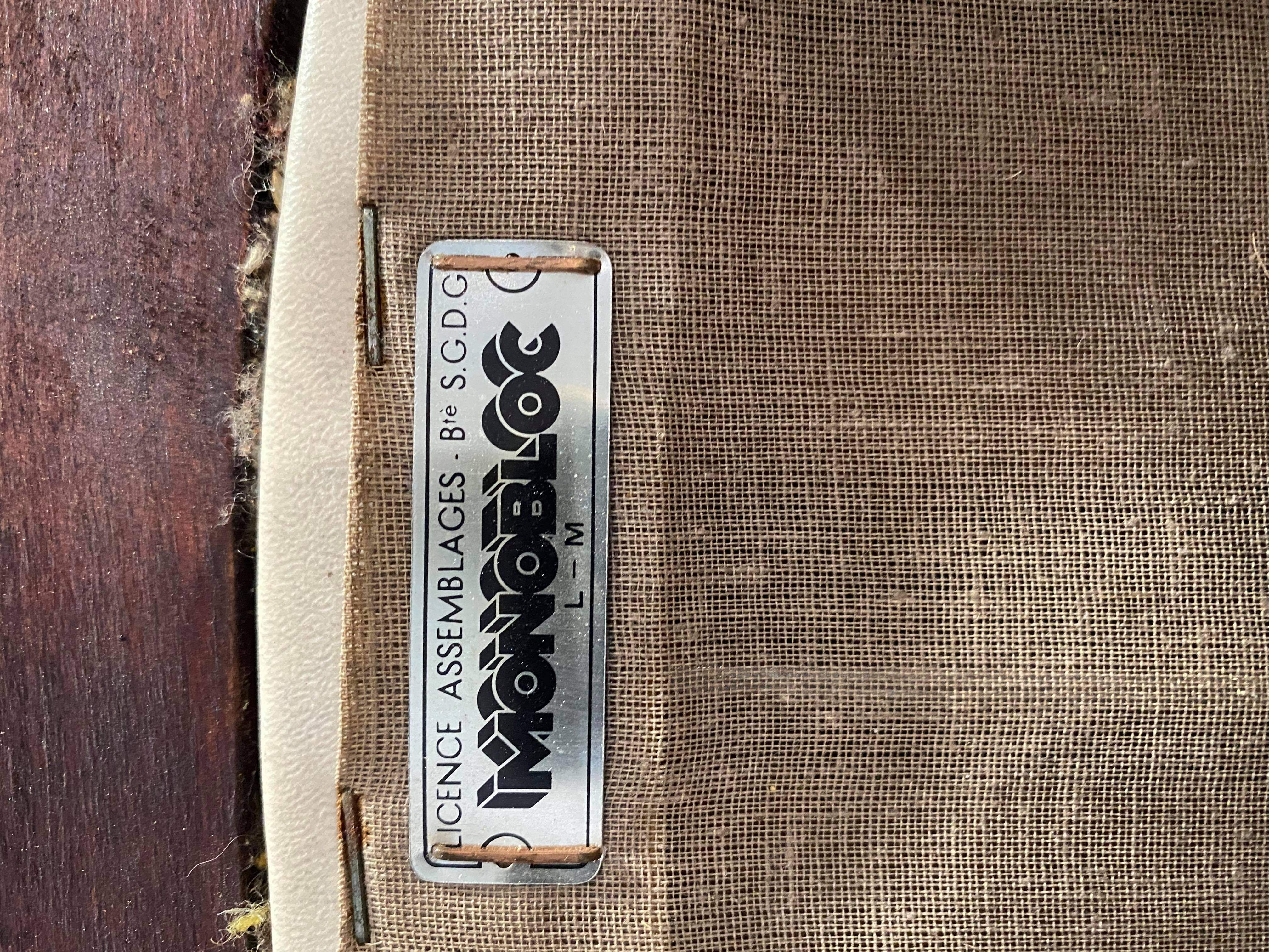 Vintage one-piece chairs