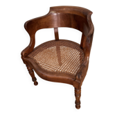 Fauteuil en bois canné 19e siècle