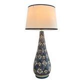 Grande lampe marocaine en céramique émaillée - 1970.