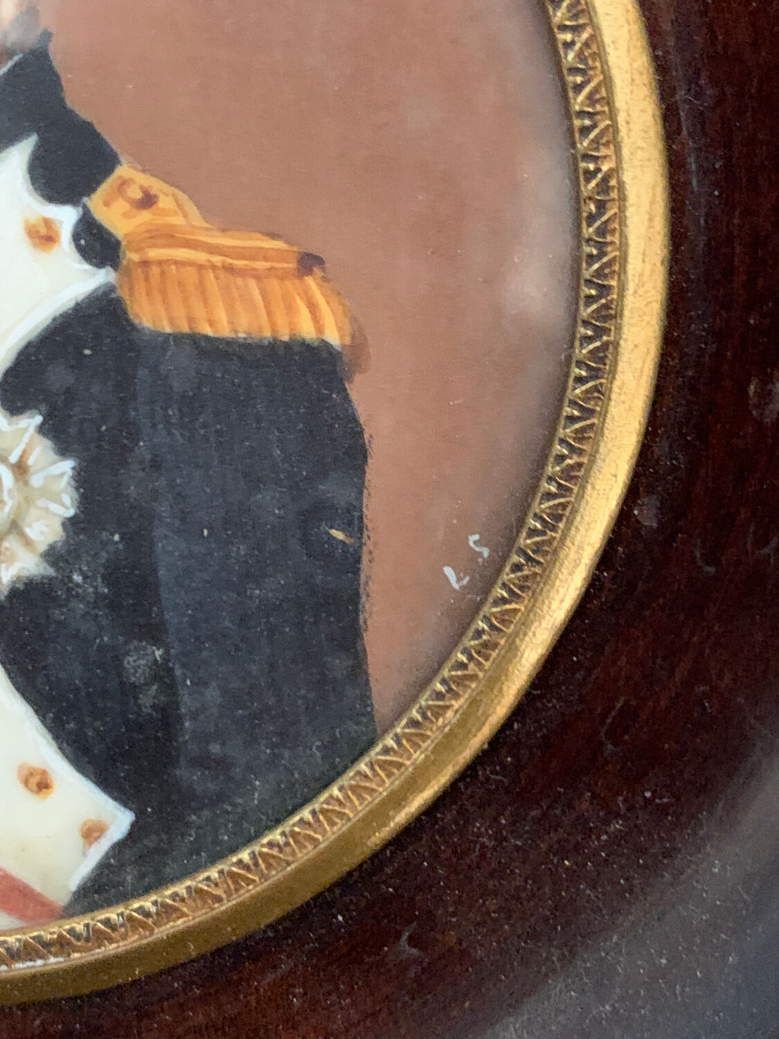 Two miniatures Napoleon and josephine