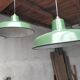 Paire de lampes industrielles