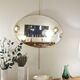 Vintage oval mirror from the 1960s