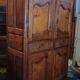 Regency 4-door cabinet sideboard in carved walnut