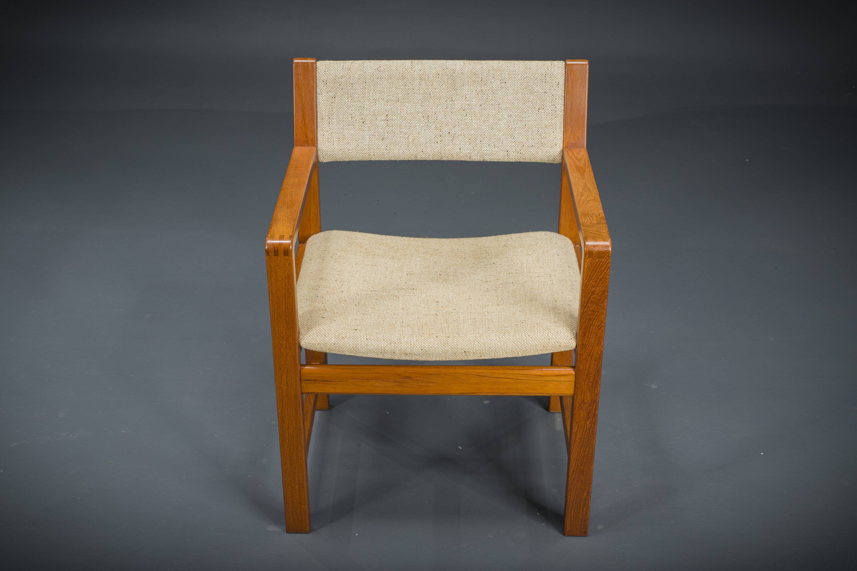 Mid-Century Armchair Teak and Woole, 1960s