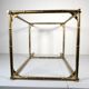 gilded brass side table