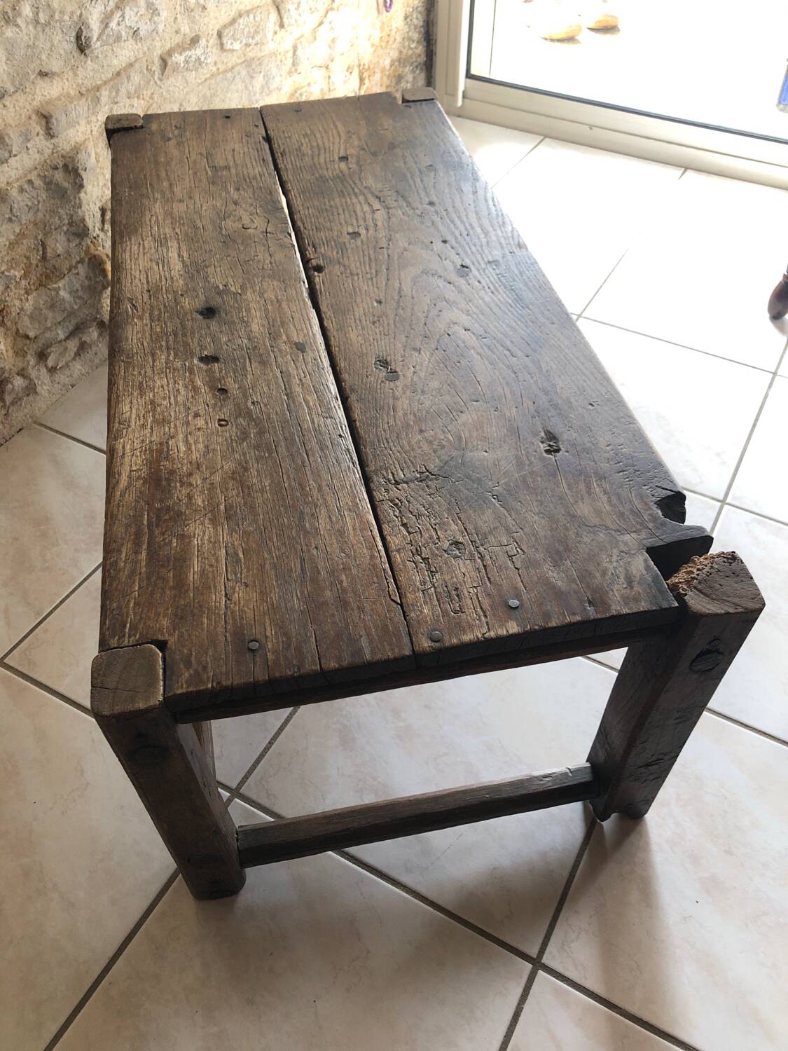 Rustic coffee table