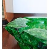 Cendrier vintage en albâtre vert Romano Bianchi