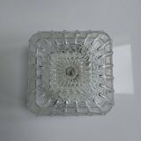 Minimalist glass wall ceiling light 1970/1980