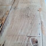 Raw wood coffee table in a country style