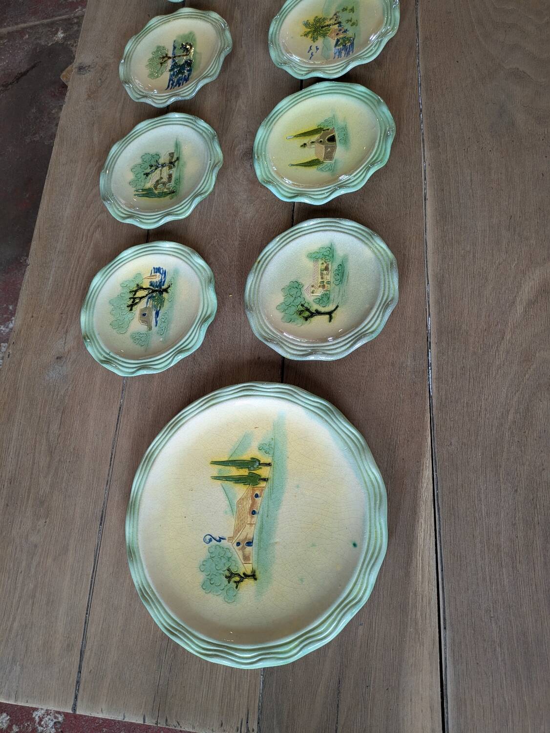 Vallauris dessert plates