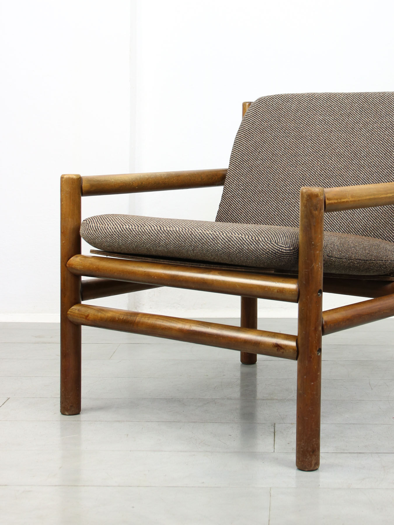 Mid-century modern minimalistic armchair