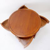 Pedestal table / Side table with Four drawers 20th