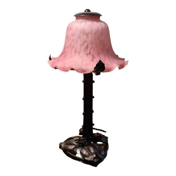Lampe fer forgé 1920 a40