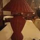 Lampe à poser en rotin