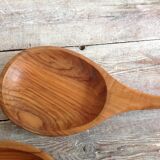 Duo of wooden dishes