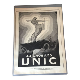 Vintage advertising to frame unic