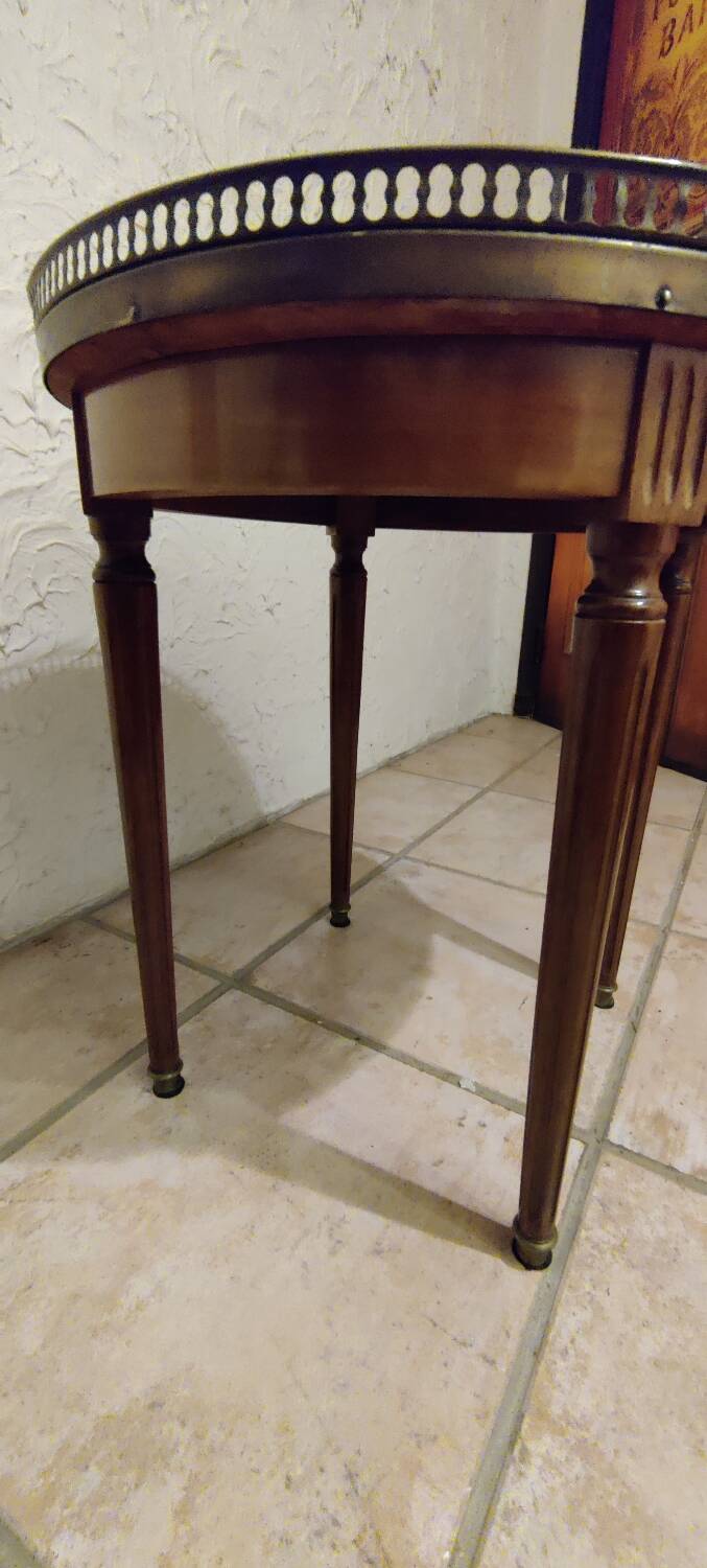 Table bouillotte meuble ancien