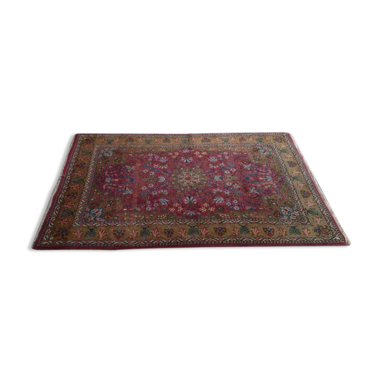 Old vintage carpet old pink 140 x 240 cm