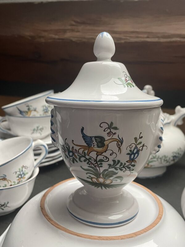 Service cafe ou the faience moustiers