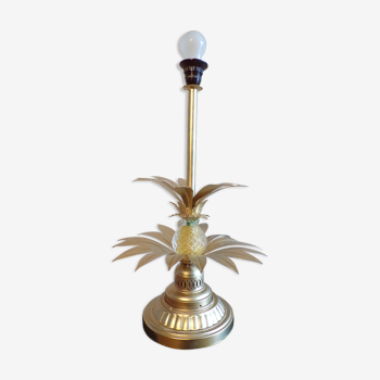 Golden pineapple table lamp 1970