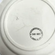 Iron earth plate Salins model without worry old cream flowers