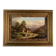 Oil on panel, Xanthus Smith United States, 1839-1929 Swiss Alpine Landscape
