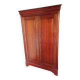 Armoire en merisier massif style Louis Philippe