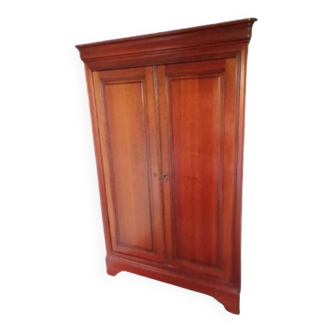 Louis Philippe style solid cherry cabinet