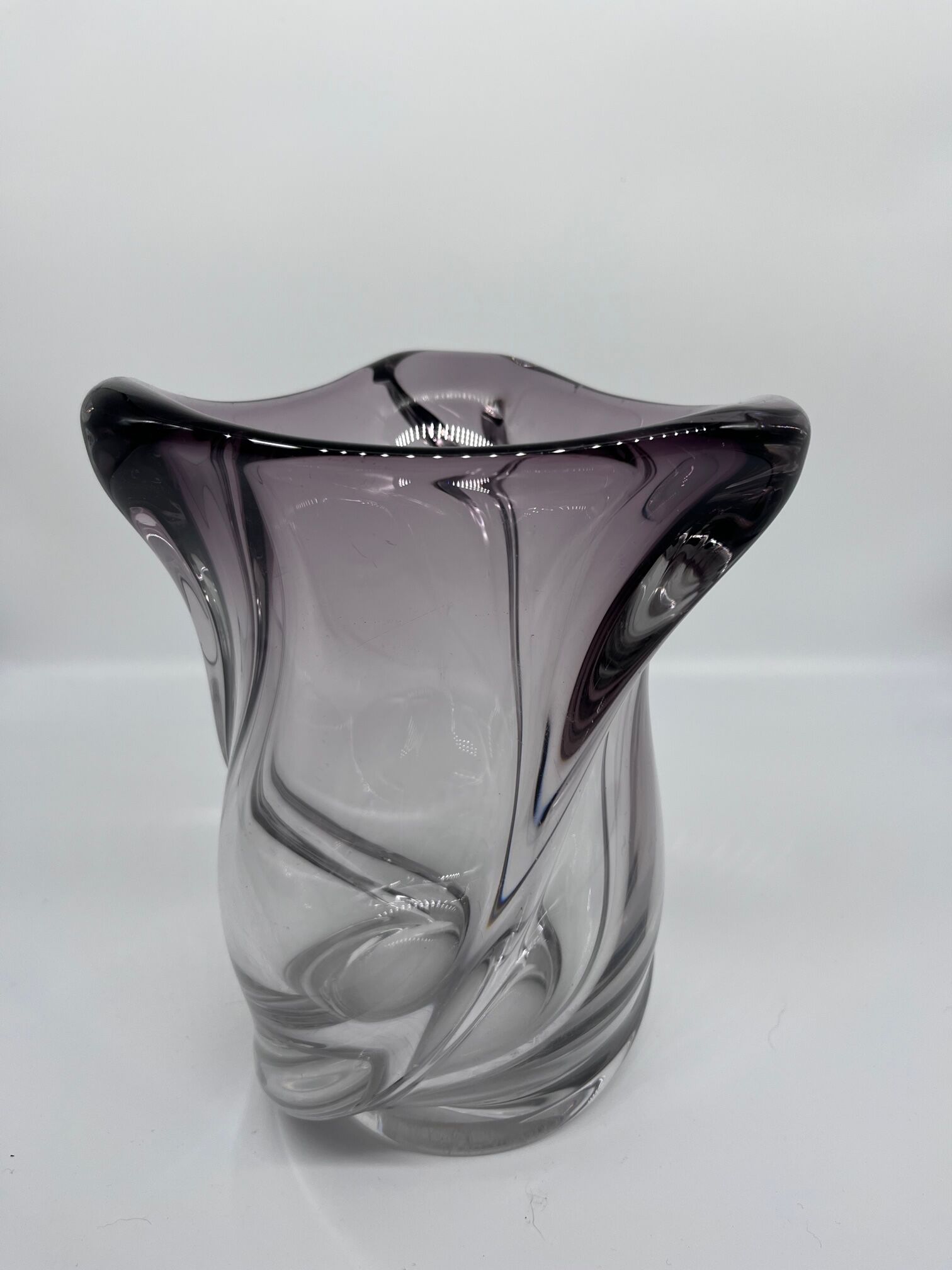 Crystal vase Val Saint Lambert