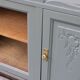 Renovated vintage sideboard with khaki paint – Haussmann chic & bohemian style