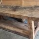 Superb old sandblasted workbench