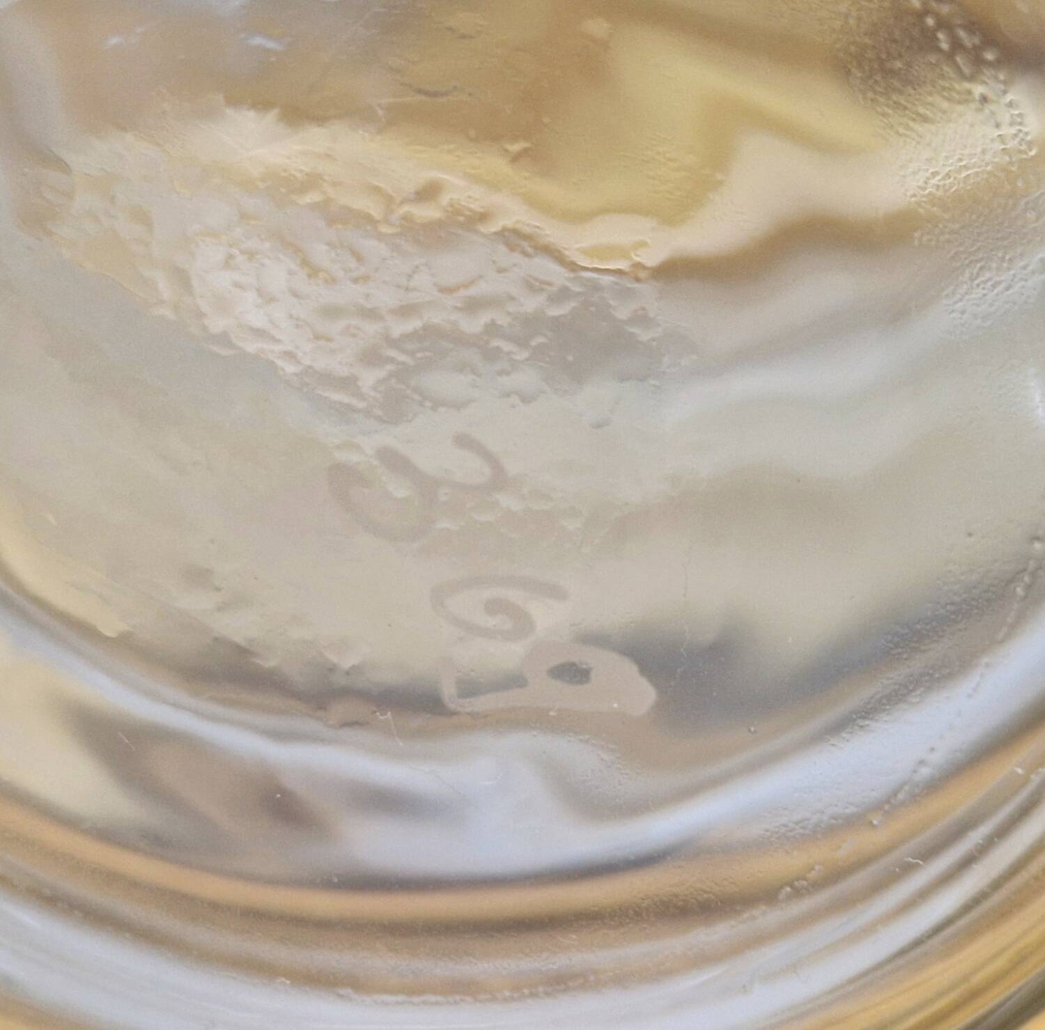 Carafe verre années 50