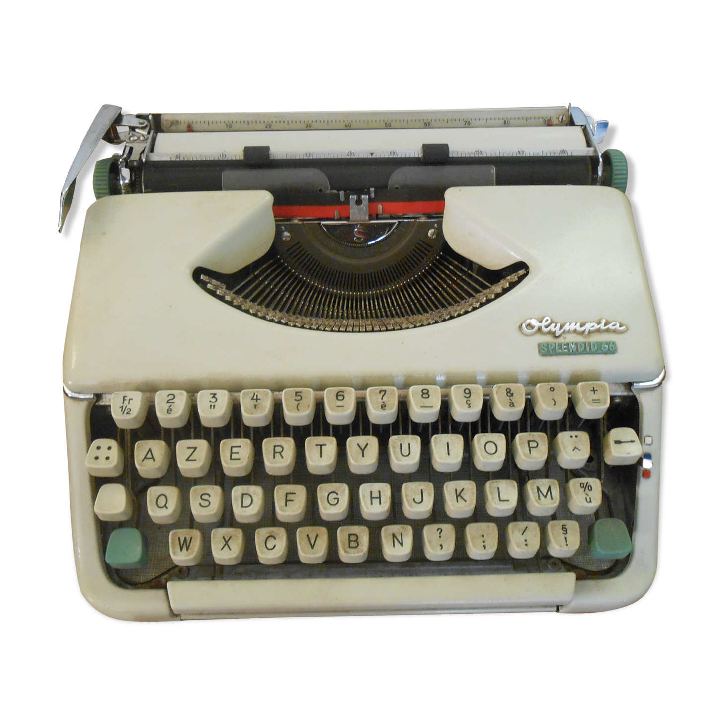 Typewriter Olympia 66, with cover
