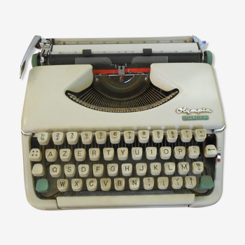 Typewriter Olympia 66, with cover