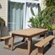 Table de ferme et ses 2 bancs