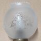 Vintage ball wall light - mid century style - bronze and frosted glass - excellent condition