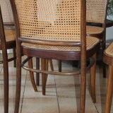Lot de 6 chaises cannées drevounia