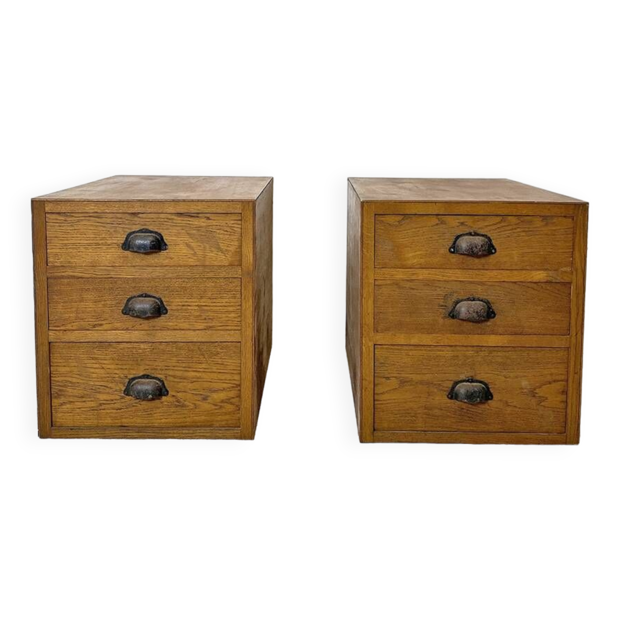Pair of vintage 50's bedside tables