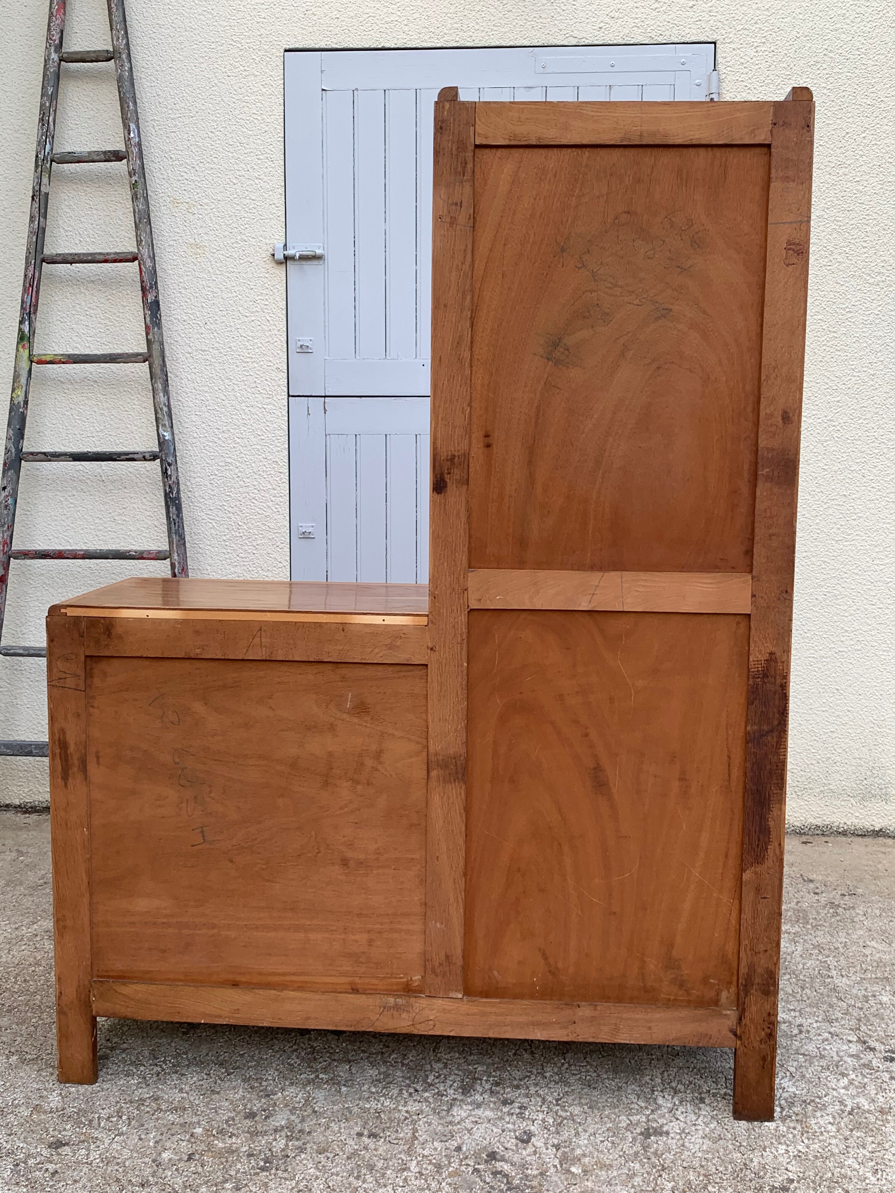 Asymmetrical vintage wardrobe 1950