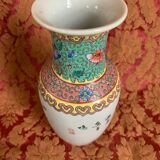 20th century canton porcelain vase