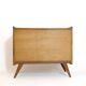 Wooden and rattan chest of drawers from the 60s.