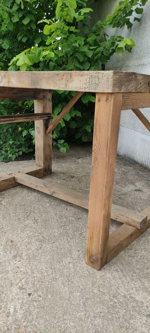 Etabli ancienne table d'atelier