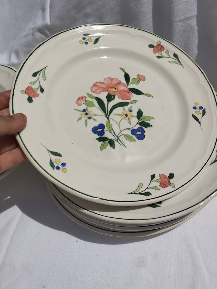 Vintage table service Ceramica Quadrifoglio