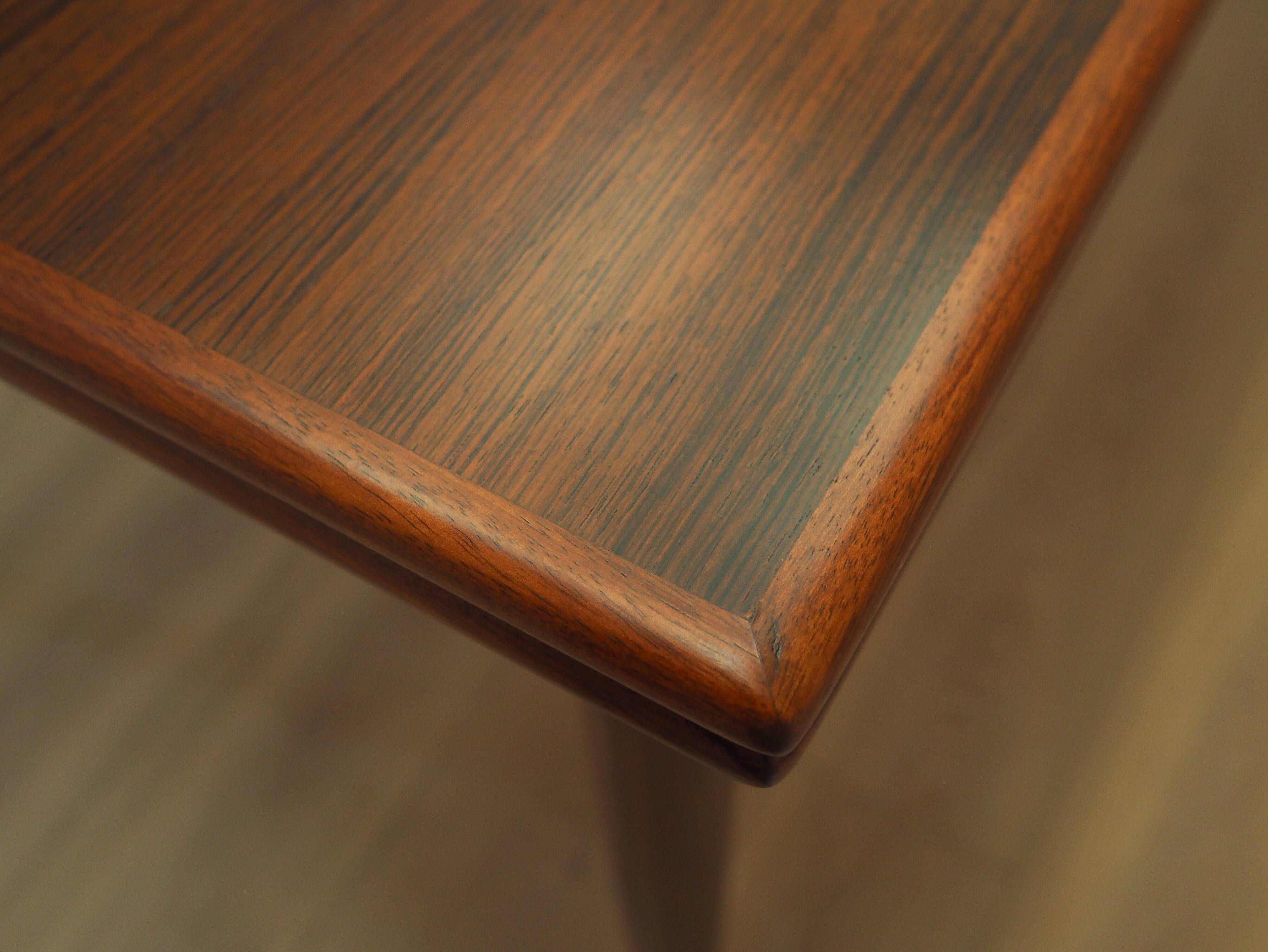 Rosewood table, Danish design, 1970s, made in Denmark