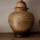 Jarre / vase en beige brun