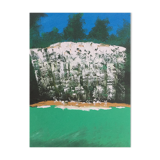 Huile sur toile, cascades/sillans