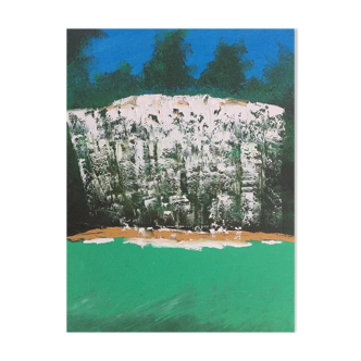 Waterfalls/Sillans/Oil on canvas