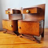 Pair of Art Deco bedside tables 1940
