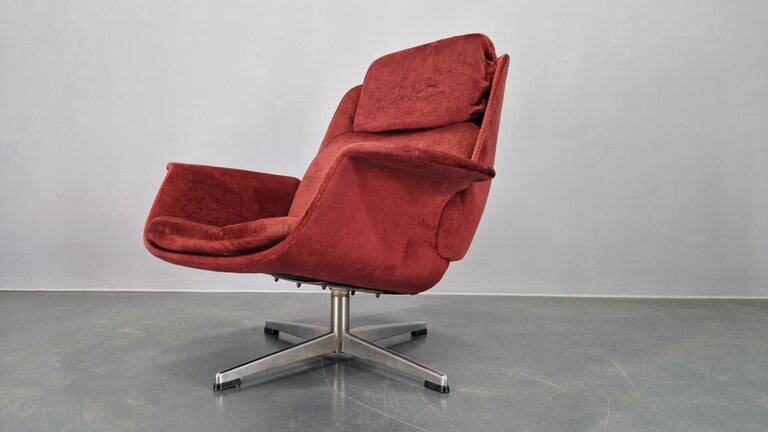 Midcentury Lounge Chair / Armchair Rondo, Olli Borg, Asko, Finland, 1960s